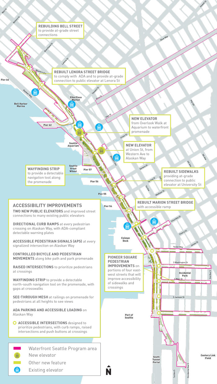 Waterfront Seattle - ACCESSIBILITY